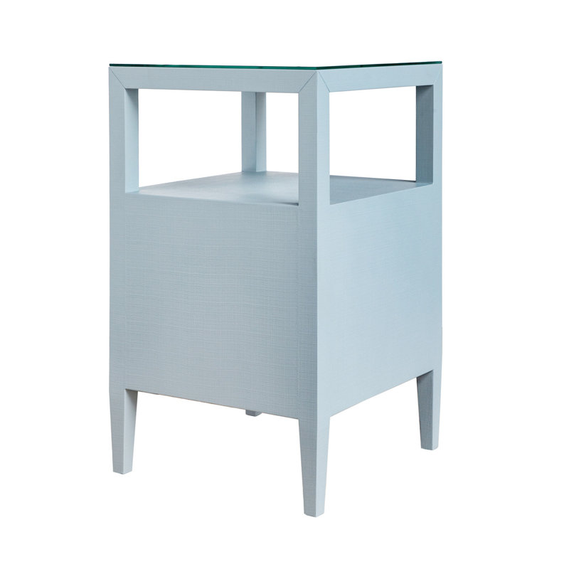 Roscoe Glass End Table