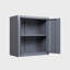 Armoire de rangement en métal avec porte et armoire de rangement murale peu encombrante