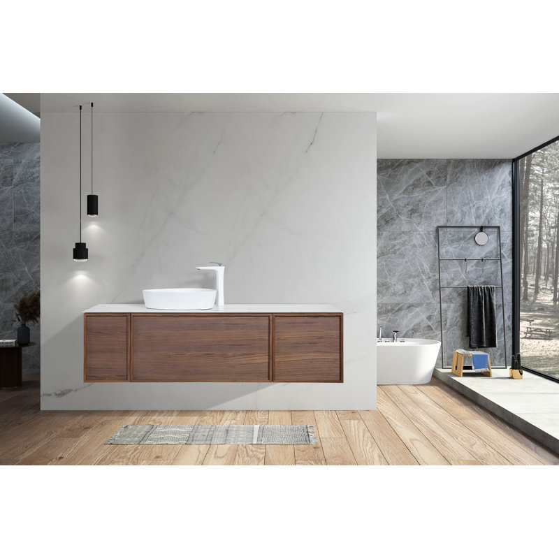 Ensemble de meuble-lavabo simple mural 66 po Temar
