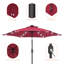 Parasol de marché éclairé 90 po Scheibe-203536000