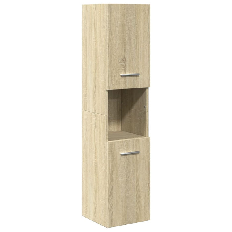 Humayd Linen Cabinet, Sonoma Oak