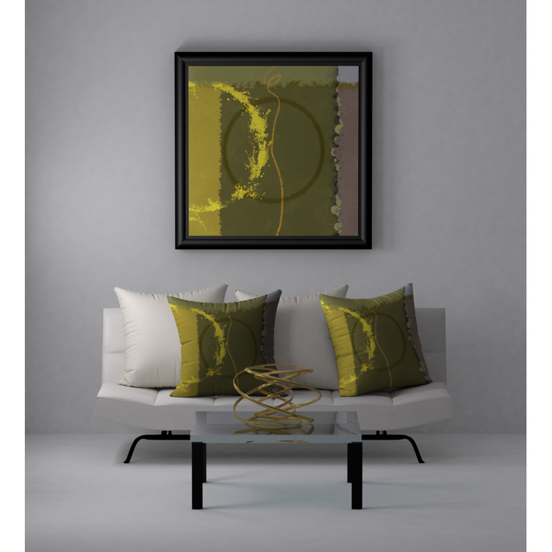 Housse de coussin décorative carrée imbattable à motif de pur-sang bischoffs, H 24 po x l 24 po