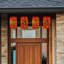 10 Red Dossiv Traditional Chinese Paper Lantern