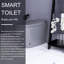 Toilette intelligente avec bouton de commande latéral-111617433