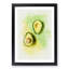 Avocado Split in Abstract - Picture Frame Graphic Art Print-55683335-55683340