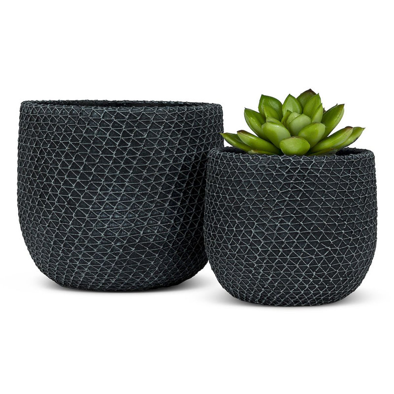 Atsuko Pot Planter, 5" H x 5" W x 4" D