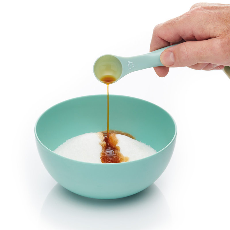 Colourworks 5-Piece Plastic Measuring Spoon Set