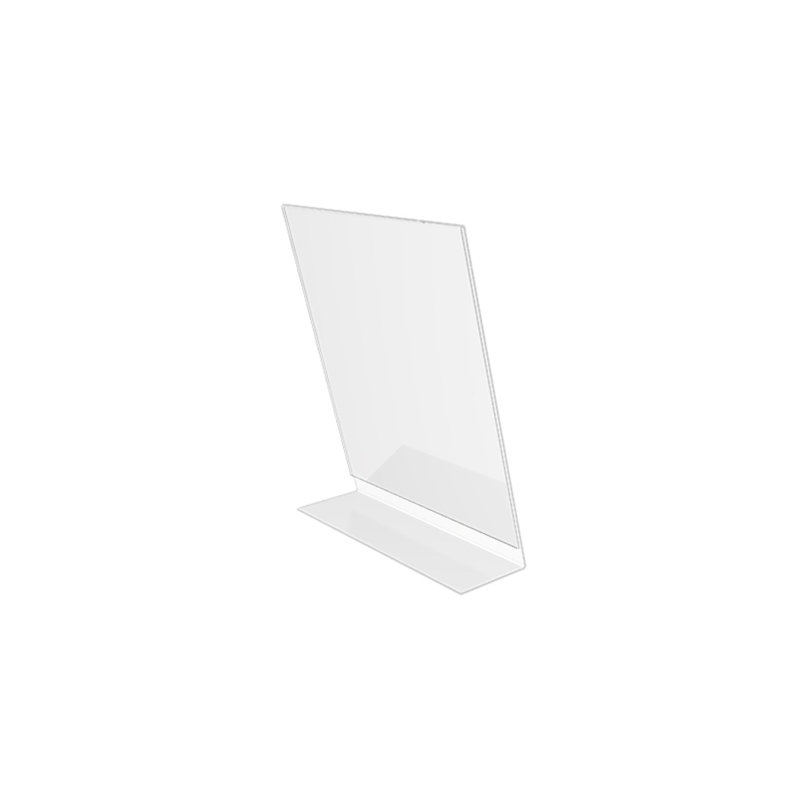 Porte-affiche en acrylique transparent 1PK, H 11 po x l 8,5 po x P 2,75 po