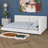 Modern Upholstered Platform Bed With USB Ports, Floor Daybed With Wood Slat Support-754875648