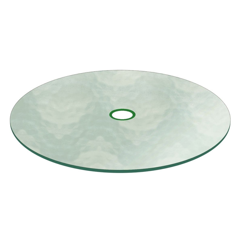 Plateau de table Leanna, H 0,125 po x l 42 po x P 42 po