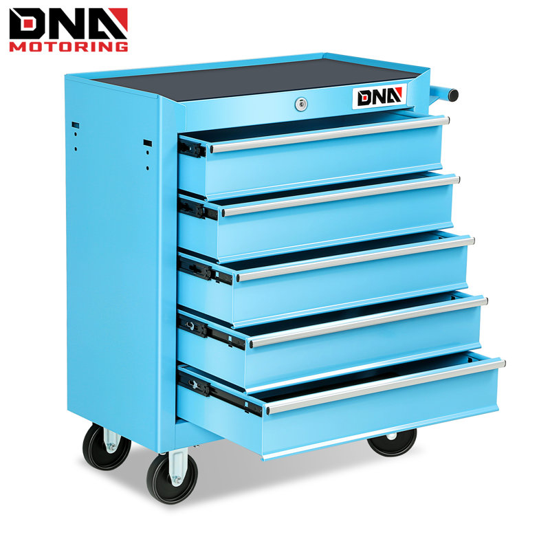 15 in. W -Drawer Steel Bottom Rollaway Chest with Wheels