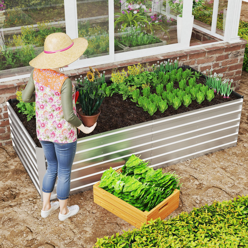 Planter, L, Silver