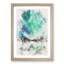 Northern Lights over Skagsanden Beach - Picture Frame Painting Print-56858795-56858799