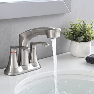 Robinet de salle de bain à centre