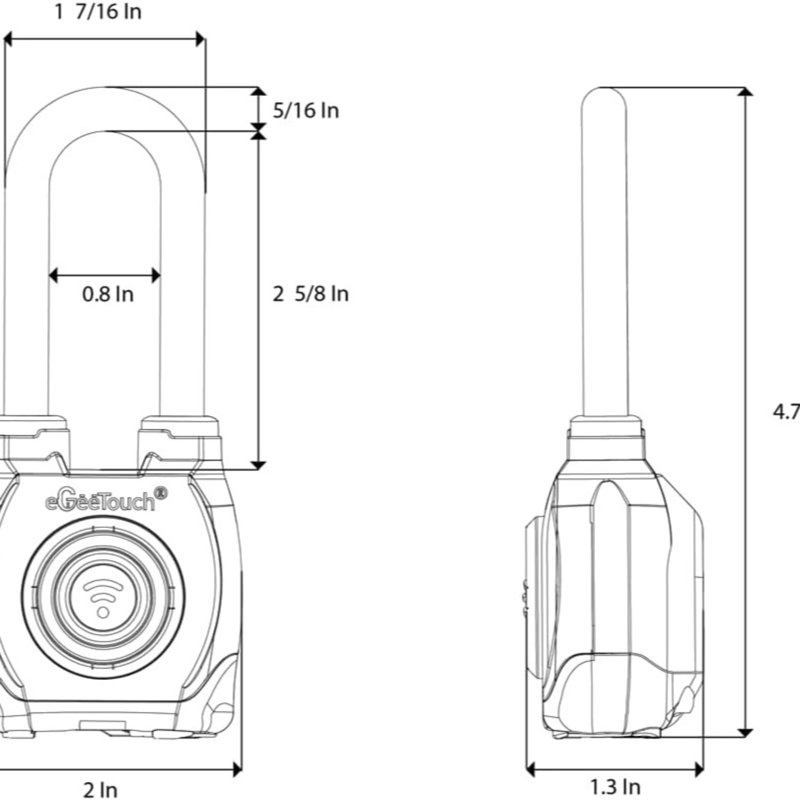 Cadenas intelligent 4ème génération résistant aux intempéries