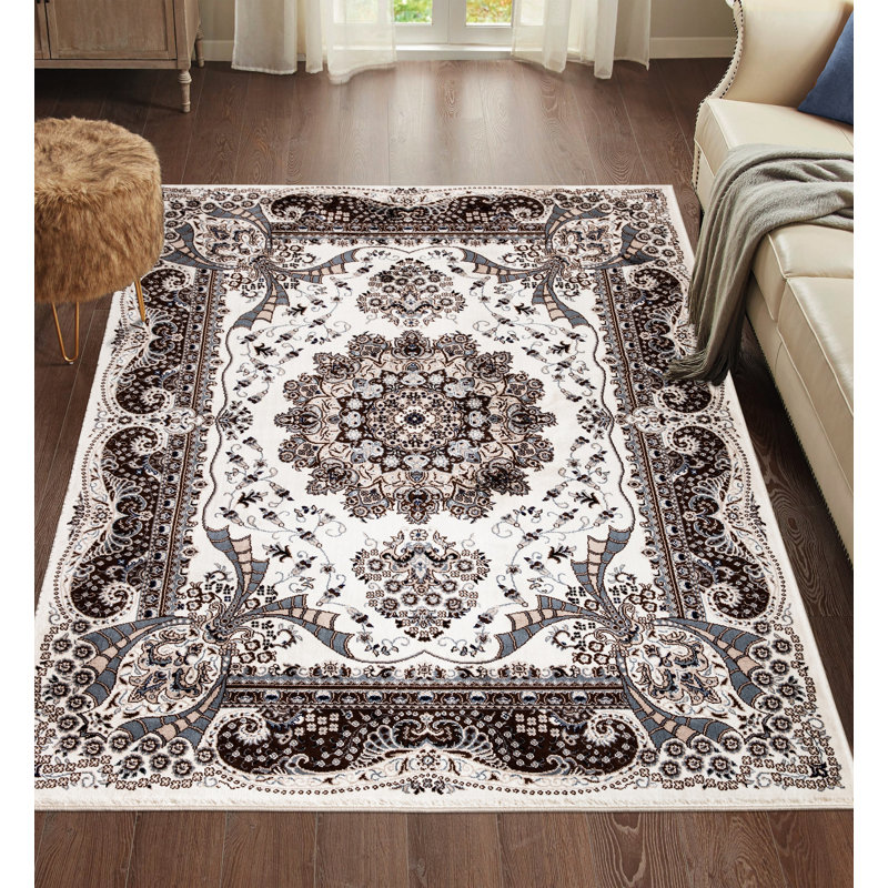 Floral Area Rug, Rectangle 200 x 290cm