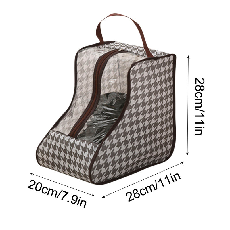 Sac de rangement pour chaussures, multifonctionnel, portable, sac à chaussures transparent, bottes, bottes longues, bottes courtes, sac de protection