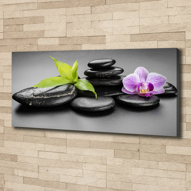 Zen Stones - No Frame Print on Canvas