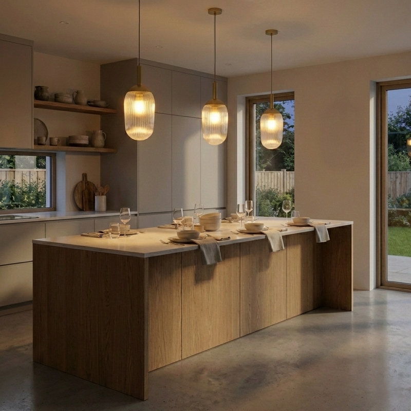 Luminaire suspendu en verre Kirkley