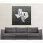 « home state typography texas », impression sur cercle intérieur-19543780-26548900