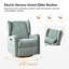 Fauteuil inclinable électrique oscillant l 29,5 po Ceandra avec veilleuse-107156119