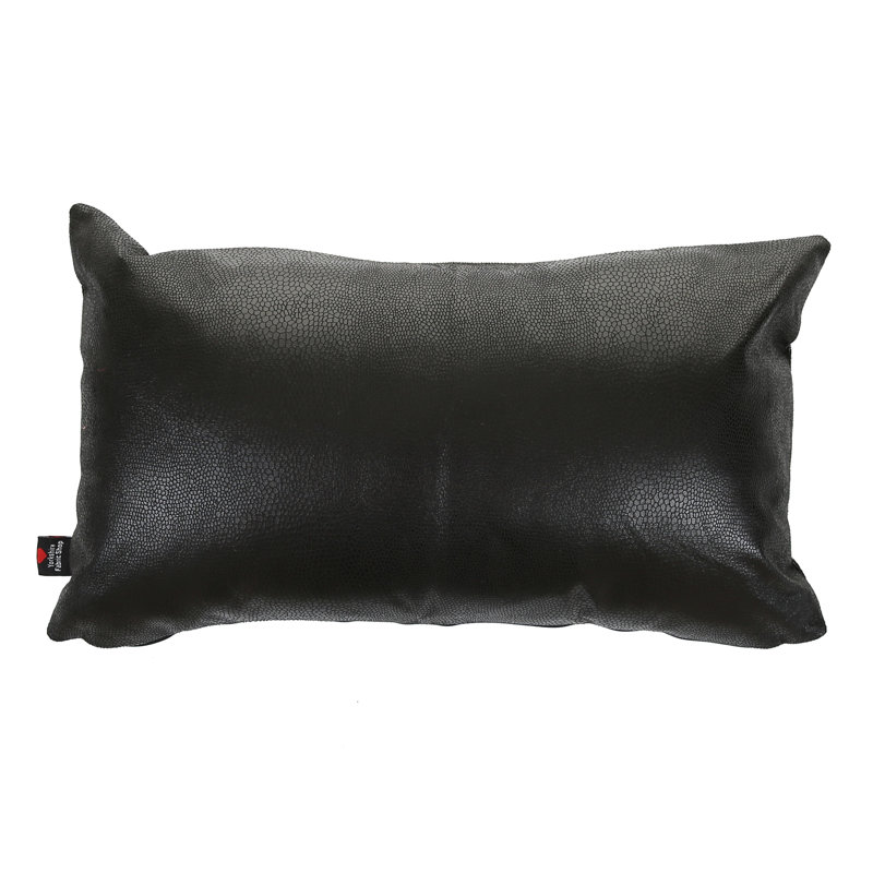 Cheer Animal Print Rectangular Cushion, Black