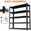 Metal Garage Storage Rack, Heavy-Duty Stainless Steel Moisture-Proof And Waterproof 5-Layer Adjustable Storage Shelving Unit.Designed For Warehouse Storage (food Pantries, Industrial Use)-1539429278