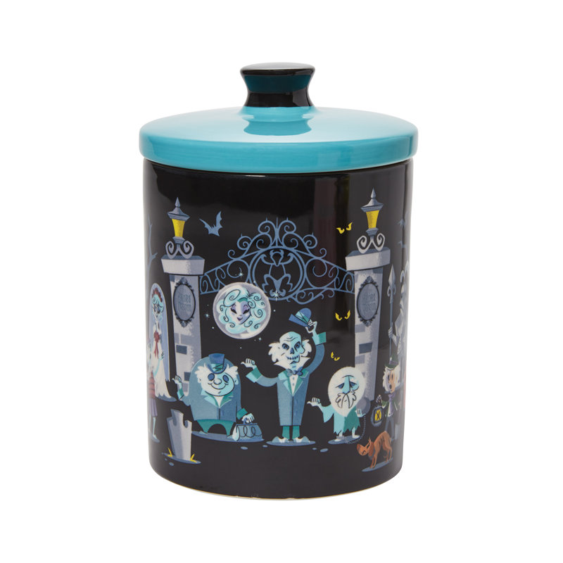 Disney Ceramics the Haunted Mansion Canister Cookie Jar 7.5 Inch	