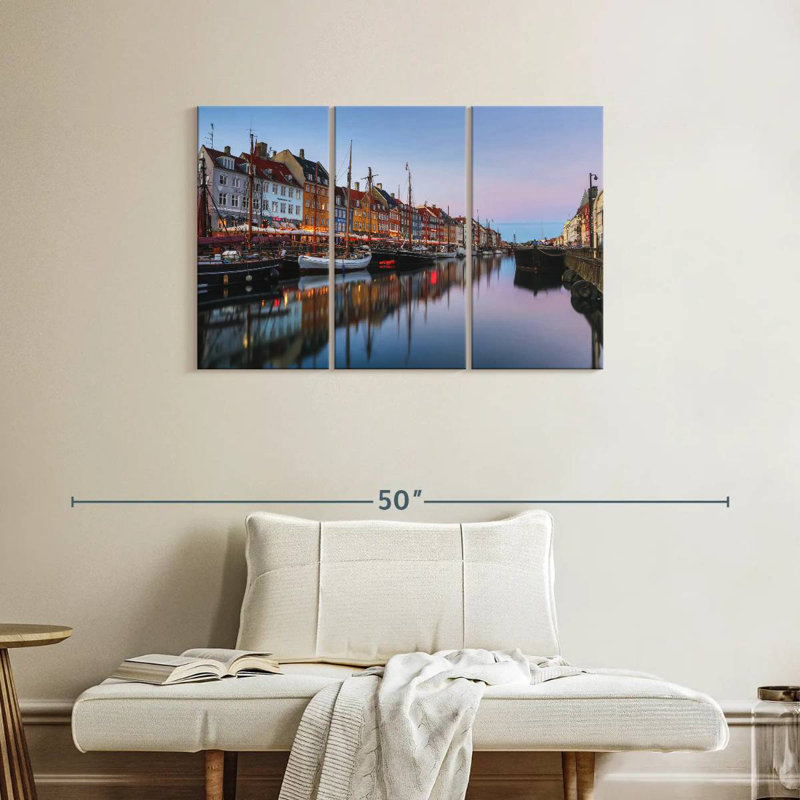 Nouveau port Tergel Nyhavn, H 24 po x l 38 po