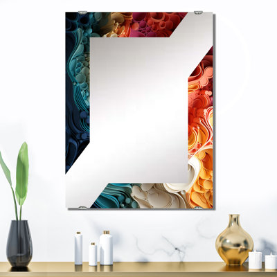 Miroir mural Edmond - Collages abstraits MIR137292