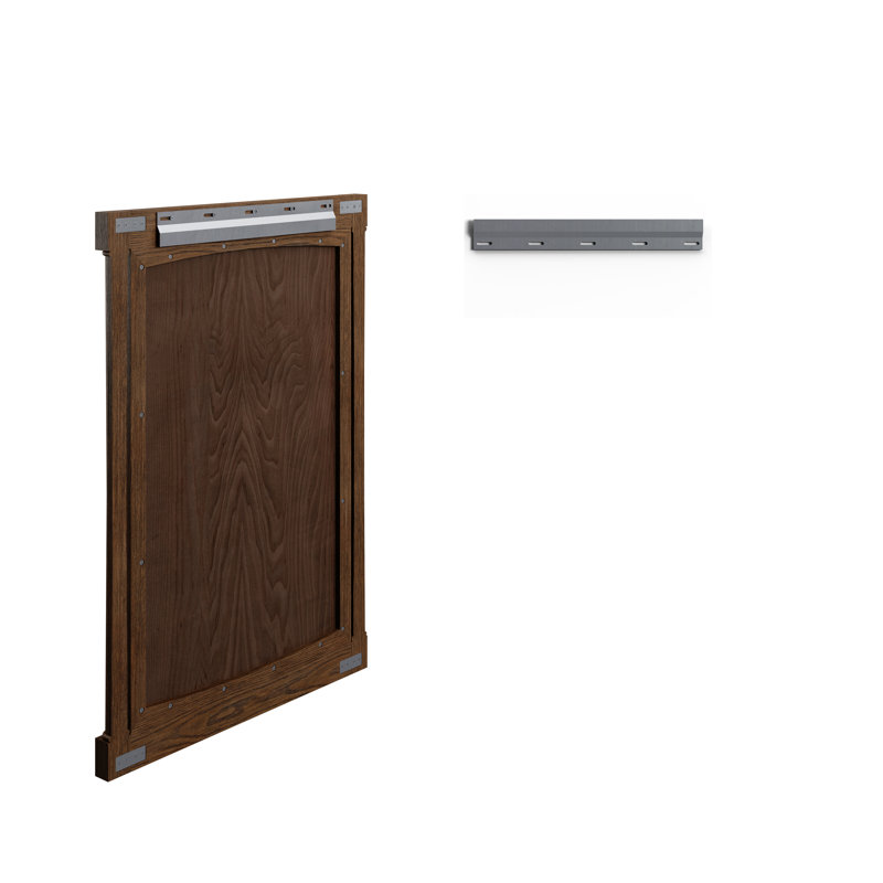 Kinnsden Mirror, Sable Oak, 38" x 26"