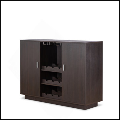 Armoire à vin sophistiquée pour un rangement et une présentation élégants