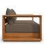 Causeuse d'extérieur en bois d'acacia Tahoe