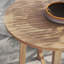 Table de bar d'extérieur en bois de teck naturel de 36 po Wellspring
