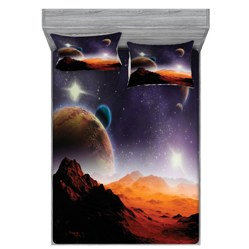 Microfiber Sheet Set, Full Sheet Set with Fitted Sheet
