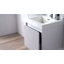 Meuble-lavabo flottant avec lavabo et armoire latérale 20 po Loften-87851278