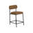 Wooden Frame & Base, Upholstered Square Ottoman