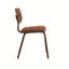 Chaise d'appoint en bois de noyer Carrson (ensemble de 2)