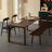 Bronw Rectangle Solid Wood Dining Tables-108896249