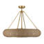 Gaia 4-Light Fan D'Lier in Warm Brass by Breegan Jane-640010781