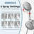 Single-Handle 6-Spray Dual Shower Faucet Set 1.8 GPM With Valve And Filtered Handheld Shower Head In-107288326