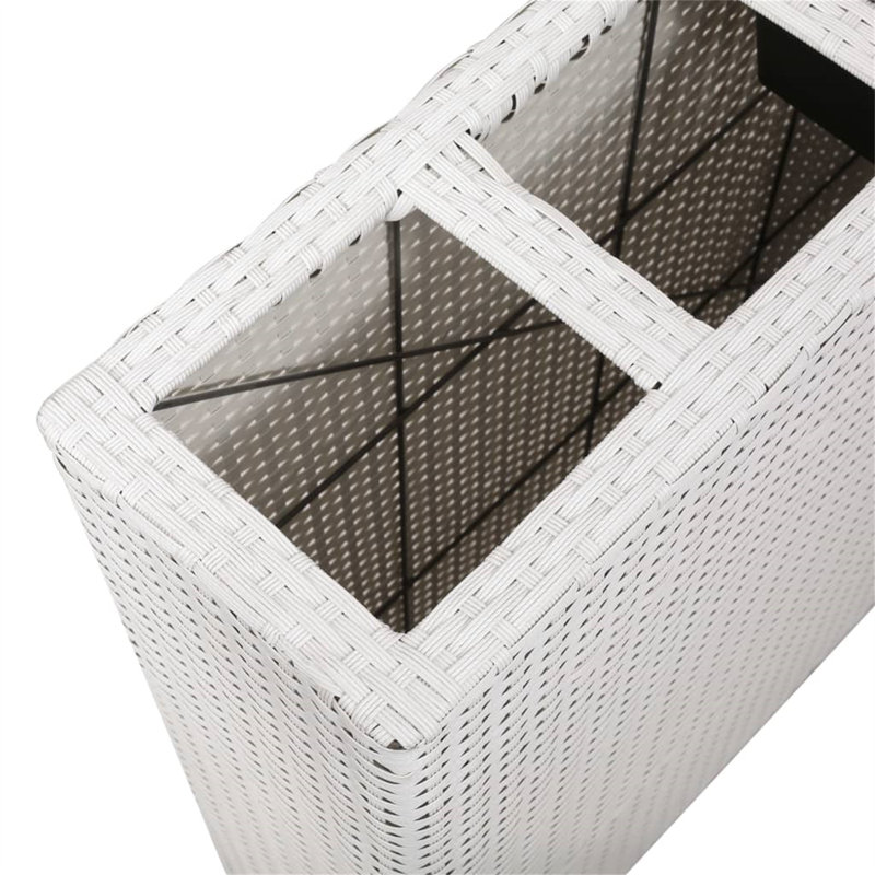 Federalsburg Planter Box, 76cm H x 79cm W x 22cm D, White