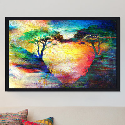 «  "trees trees trees 1"  », impression encadrée