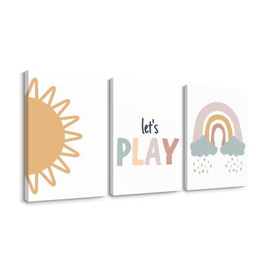 3 Piece Wrapped Canvas Print
