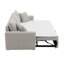 Canapé-lit modulaire Beige Boucle