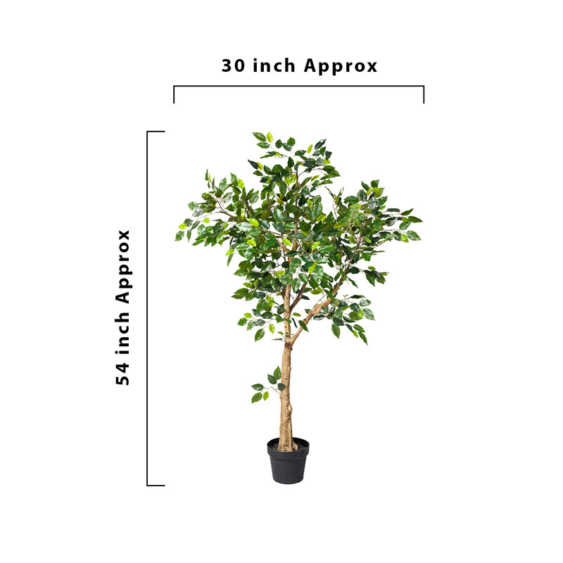 54'' Faux Ficus Tree in Pot
