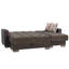 Chaise longue convertible avec rangement PrimeNest NimbusFlow