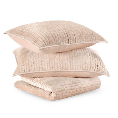 Dimitry Velvet Hand Woven Quilt Set