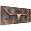 «Long Horn», reproduction d'art sur métal