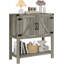 Console avec armoire à 2 portes, table basse avec canapé, table d'entrée avec rangement, buffet de style campagnard -866186675